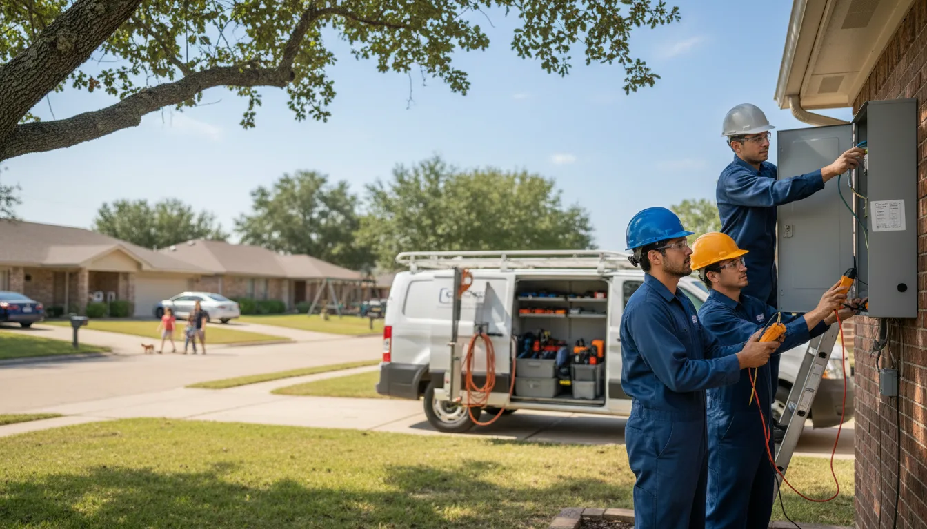 Certified electrician providing emergency electrical services in Kelso, MO
